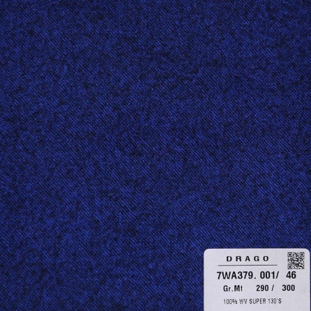 7WA379.001/46 Drago - Vải Suit - xanh dương Trơn